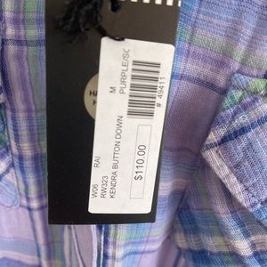 New With Tags ladies size Medium Rails button down shirt